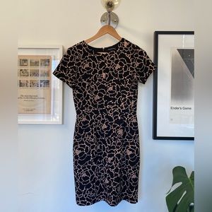 Club Monaco floral cocktail dress